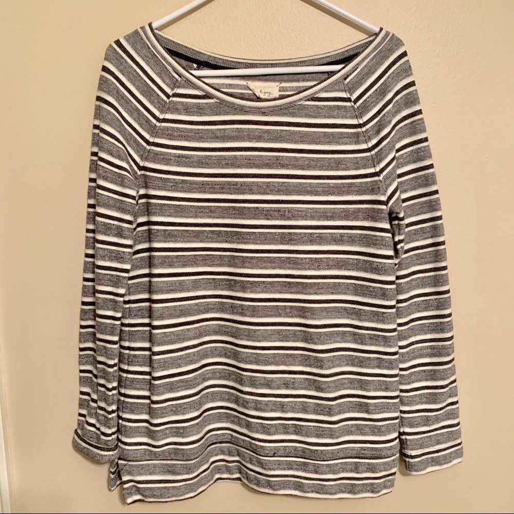 Lou & grey boatneck beachy sweater striped